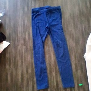 Blue leggings